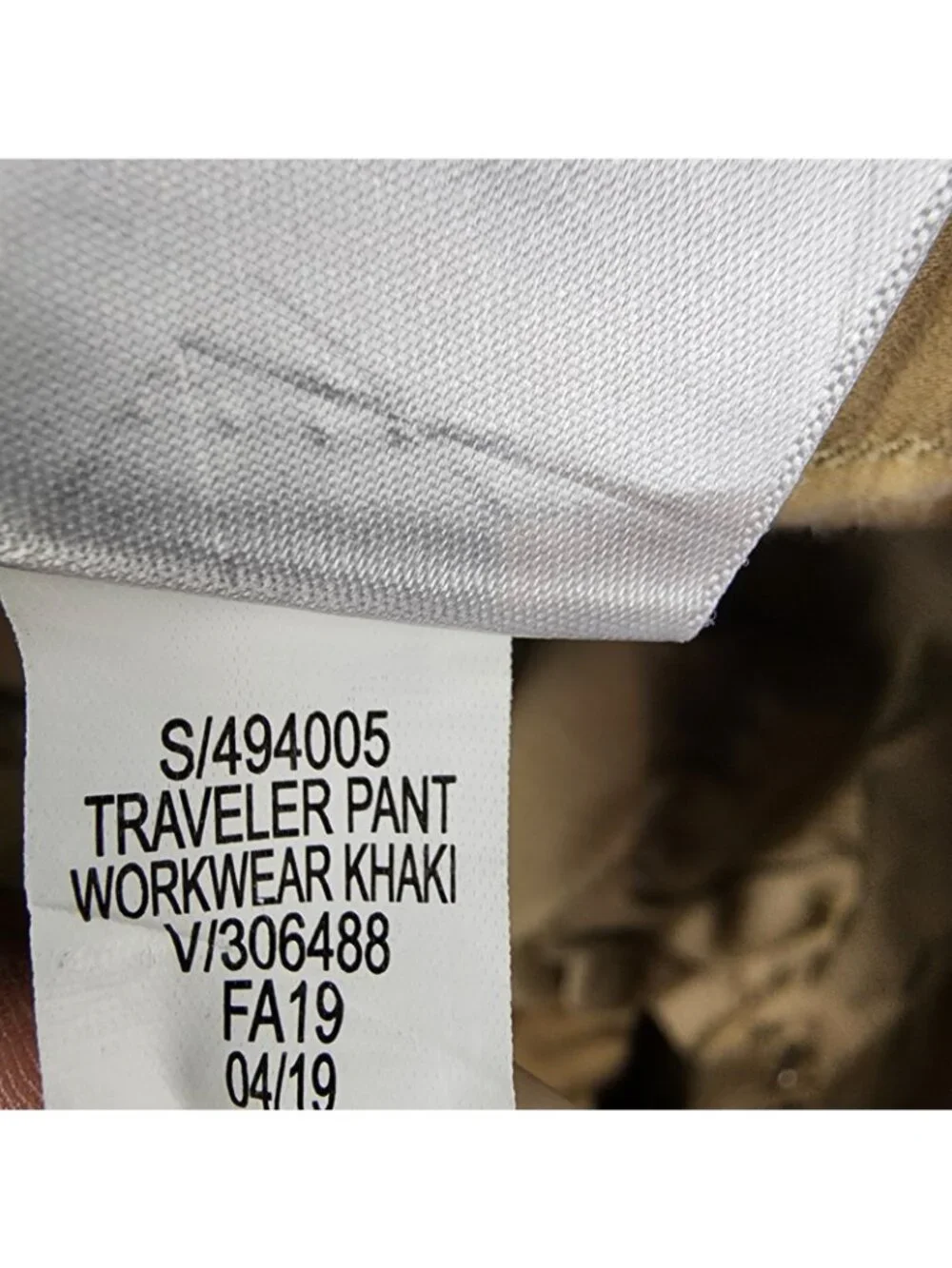 Banana Republic Pants Mens 33x33 The Traveler Workwear Khaki Slim Fit Tan